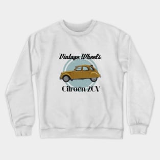 Vintage Wheels - Citroën 2CV Crewneck Sweatshirt